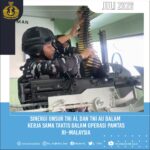 KRI Terapang-648 dan KRI Golok-688 Gelar Kersamtis dengan TNI AU di Perbatasan RI-Malaysia